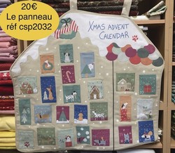 Calendrier de l'avent : les panneaux imprims