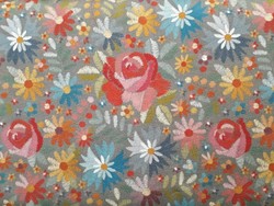 Jersey "Broderie de fleurs"