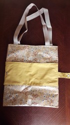 Sac pliable en tissu doubl