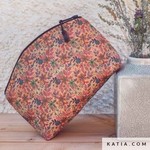 Pochette en lige double et avec Fermeture  glissire