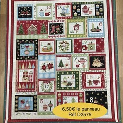 Calendrier de l'avent : les panneaux imprims