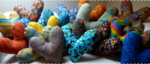 Couture solidaire  : Coussin coeur pour malade 