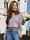 T-Shirt "Tessa" en jersey  manches plisses