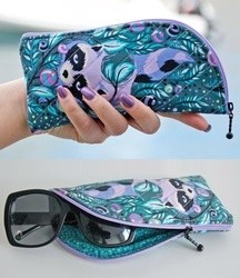 ETUI  LUNETTES AVEC FERMETURE  GLISSIRE